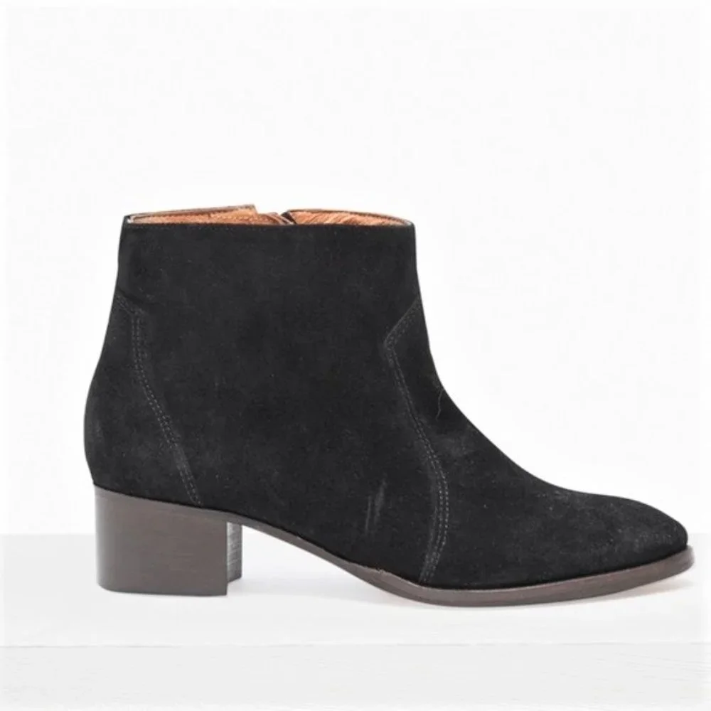 French Connection Suede Ankle Boots sz 41 NWOB